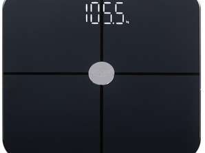 AD 8187 Balance de bain analytique noire ? application intelligente FitGo