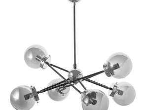 GALAKSI 6P. závěsné svítidlo. E14 max. 6x 40W. chrom