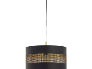 ALESSIO 1P. Pendelleuchte. E27 max.60W. schwarz-gold