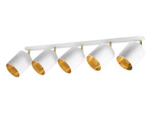 BATI wall and ceiling fixture. max. power 5x60W. E27. white