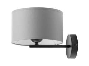 ROLLO vegglampe. maks. effekt 1x60W. grå
