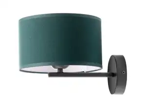 ROLLO настенный светильник. максимальная мощность 1x60W. изумрудно-зеленый