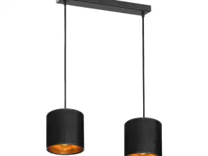 NEVA Pendelleuchte. Max. Leistung 2x60W. E27. schwarz