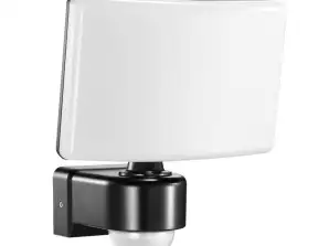 TOS LED 30W садовий прожектор з PIR. 2200lm. IP65. 4000K. ПК. чорний