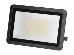 FARO LED 100W floodlight. 8000lm. IP65. 4000K. aluminum glass