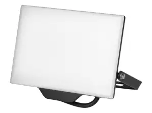 PORTO LED 50W rahmenloser Fluter. 4000lm. IP65. 4000K. Aluminium + Polycarbonat