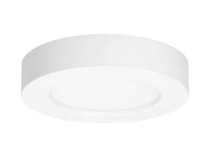CITY LED 18W. zapuštěné osvětlení. montáž na povrch. kulaté. 1500lm. 3000K. bílé. vestavěný LED zdroj