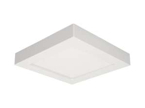 LETI LED 18W. потолочный светильник. накладной. квадратный. 1600lm. 4000K. белый. встроенный источник питания LED