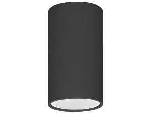 BARBRA DLR GU10 stropné svietidlo max 50W. IP20. guľaté. čierne. hliník
