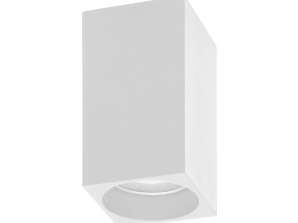 BARBRA DLS GU10 Downlight max 7W. Schutzart IP20. Quadrat. weiß. Aluminium