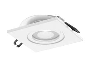 DARI S decorative frame for spot lighting. MR16/GU10 max 50W. square. white IP44