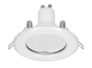 SUTRI RC decorative frame for spot lighting. MR16/GU10 max 50W. Round. Fixed. White