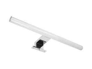 PEEGEL LED 9W, lamp boven de spiegel, 810lm, 4000K, lengte 60 cm, kunststof+acryl, zilver