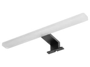 ESPELLO LED 6W. Eine Lampe über dem Spiegel. 510lm. 4000K. Länge 40 cm. Aluminium-Acryl. Schwarz