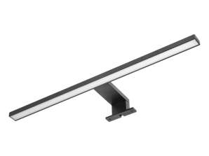NORTES LED 12W. Spiegelleuchte. 900lm. 4000K. Länge 50 cm. Aluminium. schwarz