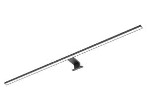 NORTES LED 18W. spiegel lamp. 1600lm. 4000K. lengte 100 cm. aluminium. zwart
