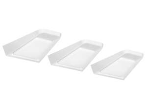 DIKI Set 3 Unterbau-LED-Leuchten. 3x2W. 4000K. mit berührungsloser Schaltung. weiß