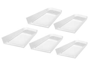 DIKI conjunto de 5 lámparas LED bajo gabinete. 5x2W. 4000K. con interruptor sin contacto. blanco