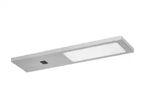 Lampe sous-meuble LED PLANA 4W. 240lm. 4000K. avec interrupteur sans contact. grise