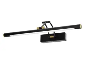 RICO LED 9W. Spiegel Leuchte. 990lm. 4000K. IP44. Länge 50 cm. schwarz