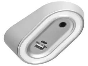 AGRA LED-Unterschranklampe 2,5W. 80lm. 4000K. mit berührungsloser Schaltung und USB A C Ladefunktion. grau
