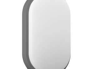 NEFRYT LED 10W. садове освітлення. 800lm. IP54. 4000K. сірий