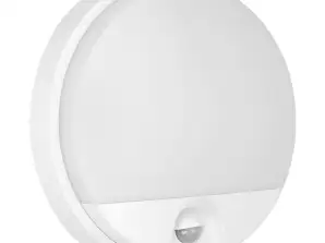 AGAT LED 10W, garden fixture with motion sensor 140°, 800lm, IP54, 4000K, white