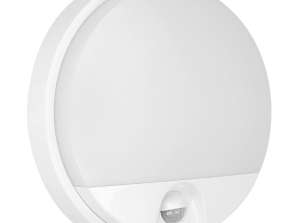 AGAT LED 15W. садове освітлення з датчиком руху 140град. 1100лм. IP54. біле