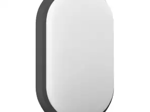 NEFRYT LED 15W. Gartenleuchte. 1100lm. IP54. 4000K. schwarz