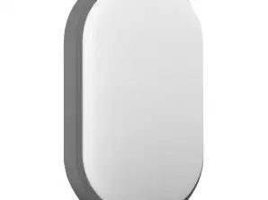 NEFRYT LED 15W. садове освітлення. 1100lm. IP54. 4000K. сірий