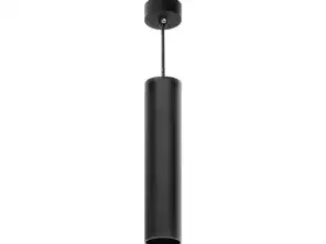 BARBRA PLR GU10 pendant light max 35W. IP20. round. black. aluminum