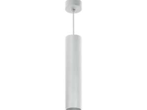 BARBRA PLR GU10 lámpara colgante max 35W. IP20. redonda. blanca. aluminio