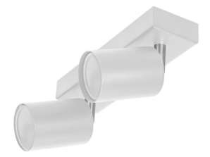 DOA SP 2. wall and ceiling fixture. GU10 max. 2x50W. IP20. white