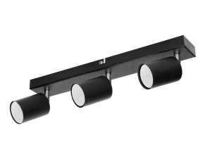 DOA SP 3, wall and ceiling lamp, GU10 max. 3x50W, IP20, black