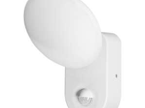 RIOLIT LED 15W. puutarhavalaistus liiketunnistimella. 1100lm. IP65. 4000K. valkoinen