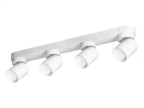 MALTA SP 4. luminaire mural et plafond. GU10 max. 4x12W. IP20. blanc