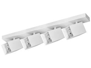 Wand-Deckenleuchte. 4xGU10. IP20. weiß