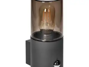 SALVIA udendørs belysning med PIR-sensor. E27. max. 15W. IP54. grå