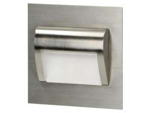 DRACO LED NEW 1.5W. recessed stair light. 12VDC. 30lm. 6000K. satin. innovative mounting method