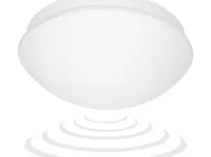 MARIN. ceiling light with microwave motion sensor. 60W. E27. IP20. frosted glass