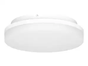 JANTAR LED 18W. plafonnier avec capteur de mouvement à micro-ondes. 1880lm. IP54. 4000K. abat-jour PC