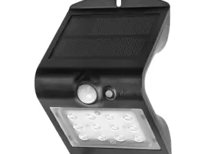 SILOE LED 1,5W. lâmpada solar com sensor de movimento 120°. 190lm.