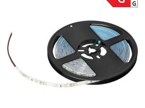 LED Band 12V. 2835. 60L/m. 500lm/m. 4.8W/m. IP63. 3000K. 5m