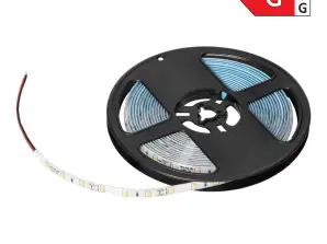 Ruban LED 12V. 2835. 60L/m. 500lm/m. 4.8W/m. IP63. 4000K. 5m