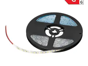 Bande LED 12V. 2835. 120L/m. 1000lm/m. 9.6W/m. IP63. 6000K. 5m