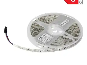 LED-Band 12V. 5050. 60L/m. 210lm/m. 14.4W/m. IP63. RGB. 5m
