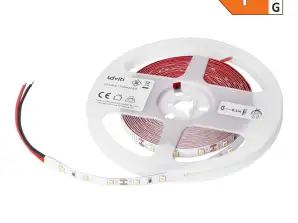 Samsung čip 2835. 60L/m. 630lm/m. 6W/m. IP20. 4000K. 5m