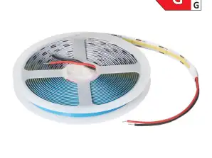LED COB szalag 12V. 480L/m. 900lm/m. 10W/m. IP20. 6000K. 5m