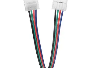LED RGB Connector 10mm, double-sided, with cable
