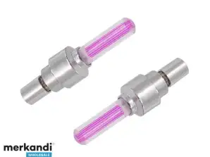 AG304C Leuchtende Ventile 2 Stück rosa